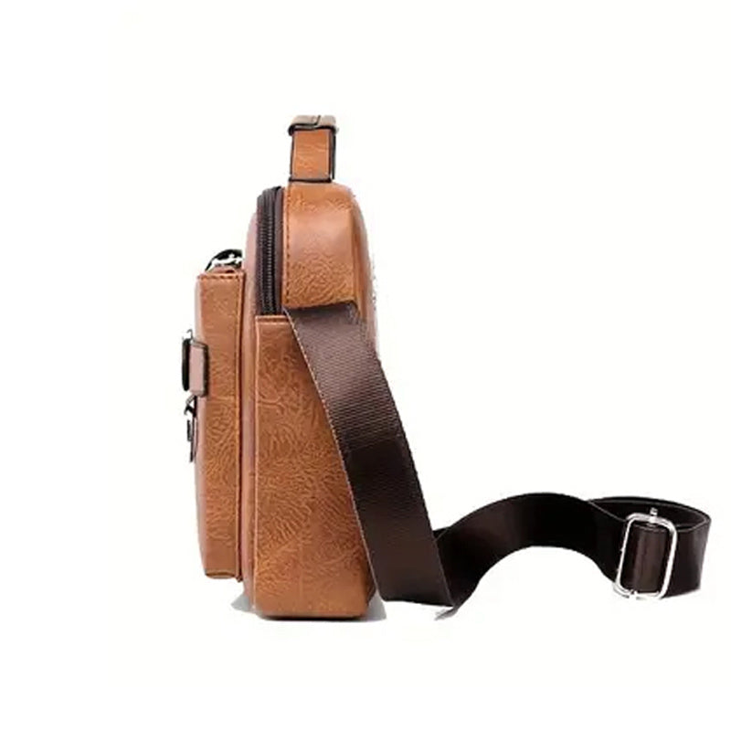 SŪTRA I सूत्र Men's Lightweight Briefcase Bag - Adjustable Strap Single - office use