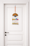 Double-Sided Painted Wooden Peacock Wind Chimes, Living Room And Study Decoration Wind Chimes/ Garden Terrace Porch Diwali gift Holiday Gifts/ Outdoor Decorations/ Travel Souvenir Pendants/ Door Bells New Year'S Gifts