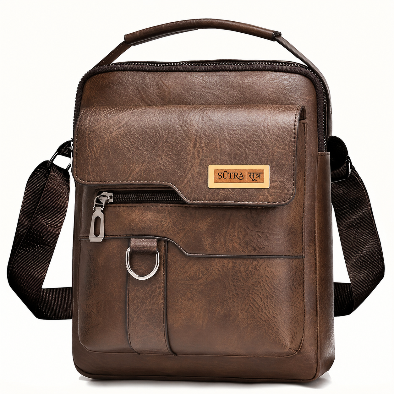SŪTRA I सूत्र  Men's Shoulder Bag Square, Handbags , Retro Vertical Hand Business Casual Bags