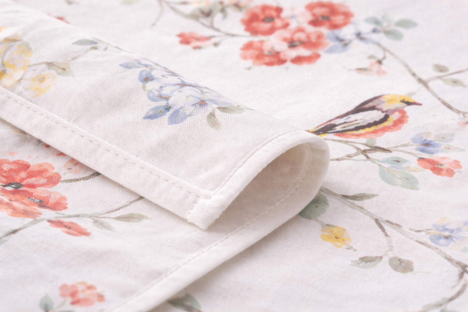 Premium Anokhi Nature Cotton Fitted Bedsheet Set – 108x108Inch (274x274 cm) Handcrafted Block Print | Includes 2 Pillow Covers