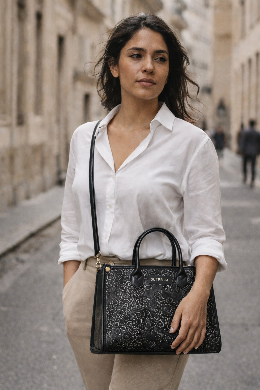 Light Luxury Leather 3pcs Set Fashion Print Large Capacity Handbag Tote Bag Trendy Vintage Shoulder Bag Daily Commute Crossbody Bag for women with Coin Purse and Card Holder