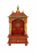 Mandir Temple Colour Emboss 11x11x24 inch