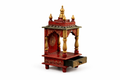 Wooden Tample Madir colour Emboss 8x8x18 inch