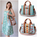 Summer Outfit - Mix and Match (Treditional Canvas Bag -Boho Style + Summer Tops )